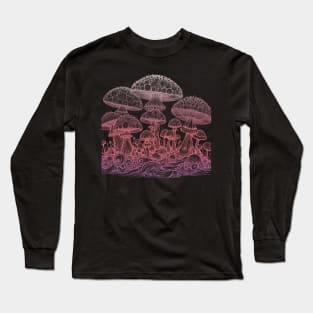 magic mushroom, shroom mushroom, fungi, fungi t, bioluminescent fungi, fantastic fungi Long Sleeve T-Shirt